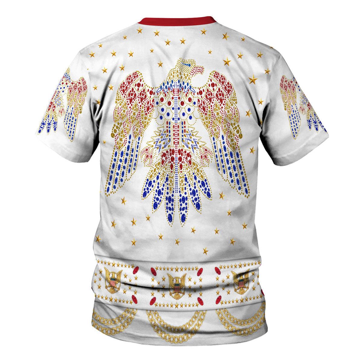 Gearhomie Elvis Aloha Costume from Hawaii Hoodie Sweatshirt T-Shirt Sweatpants - DucG