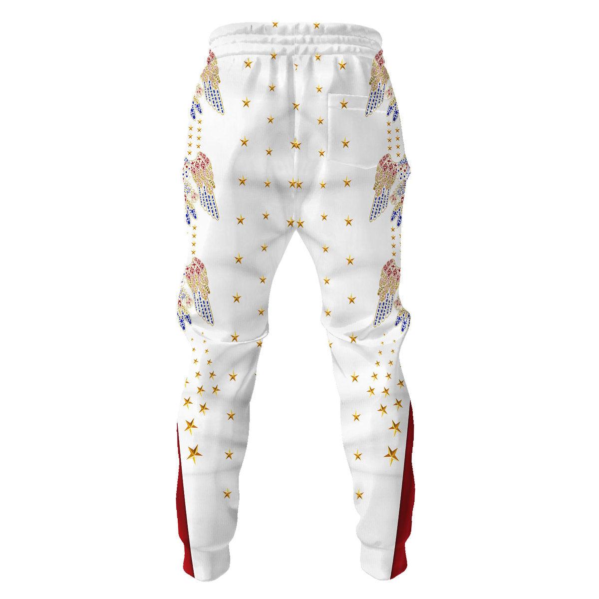 Gearhomie Elvis Aloha Costume from Hawaii Hoodie Sweatshirt T-Shirt Sweatpants - DucG