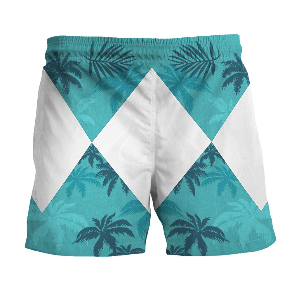 Tommy Vercetti x Mighty Morphin Power Rangers Hawaiian Shirt Beach Shorts