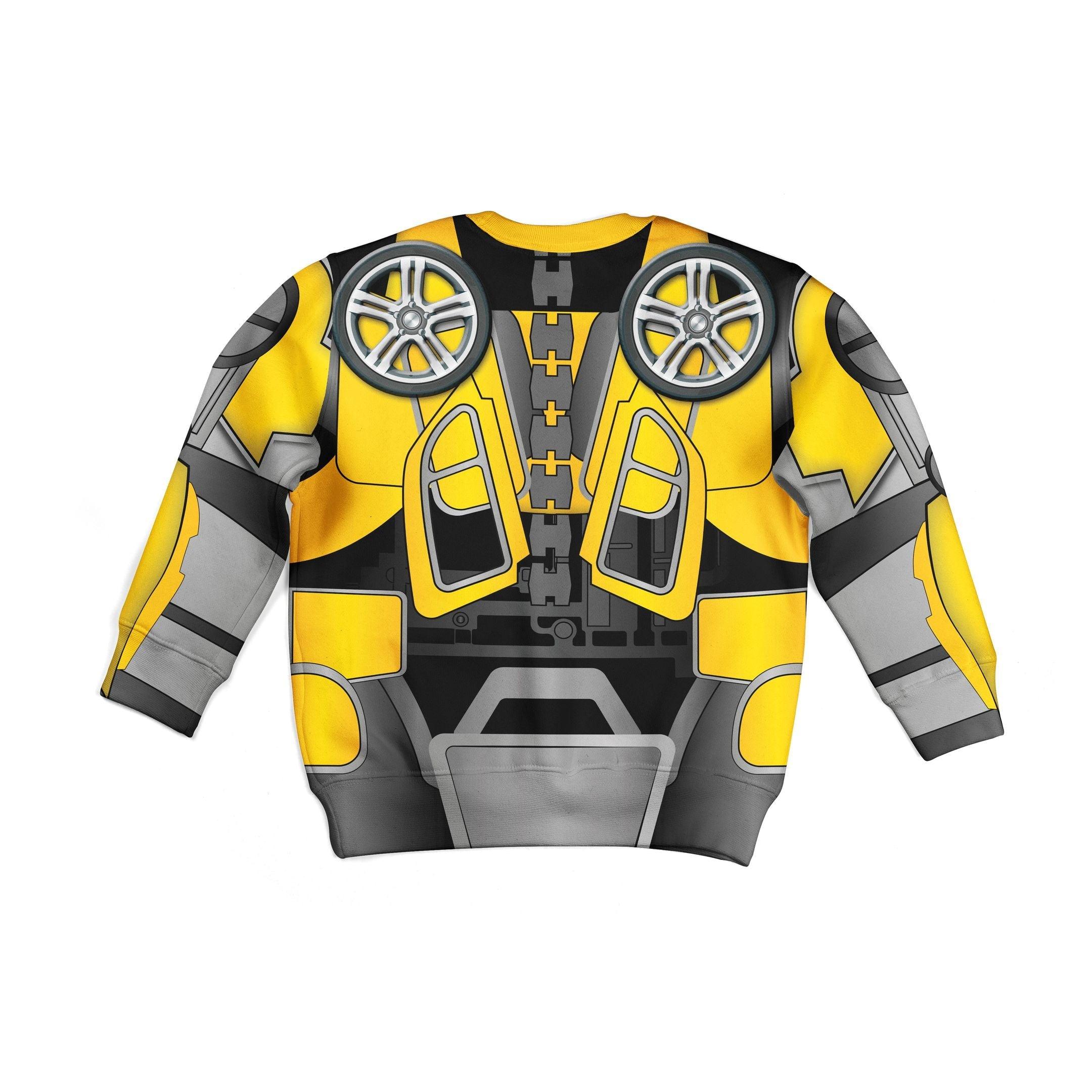  CustomsPig Bumblebee Kid Costume Cosplay Hoodie Sweatshirt T-Shirt -  CustomsPig.com
