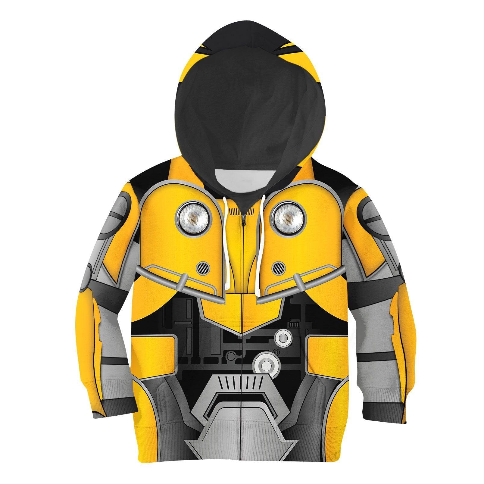 CustomsPig Bumblebee Kid Costume Cosplay Hoodie Sweatshirt T-Shirt -  CustomsPig.com
