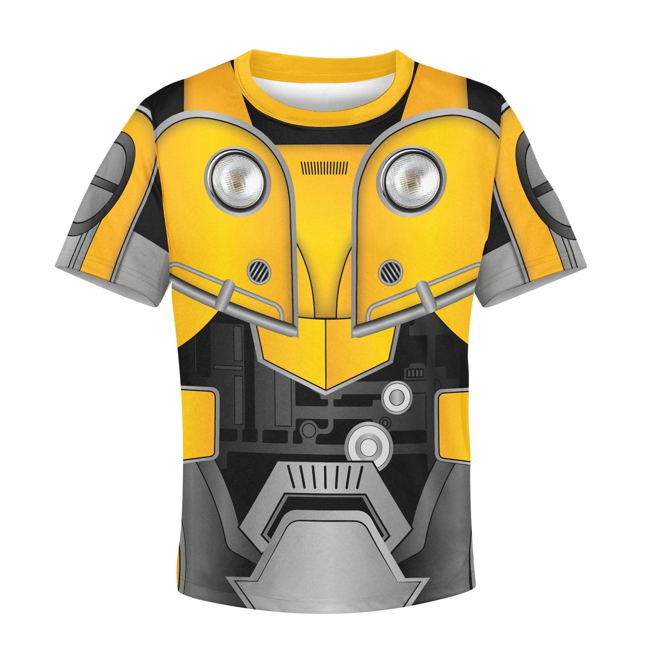  CustomsPig Bumblebee Kid Costume Cosplay Hoodie Sweatshirt T-Shirt -  CustomsPig.com