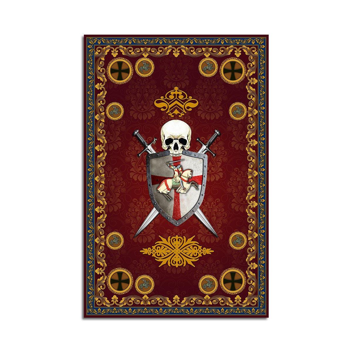 Knight Templar Rug - CustomsPig