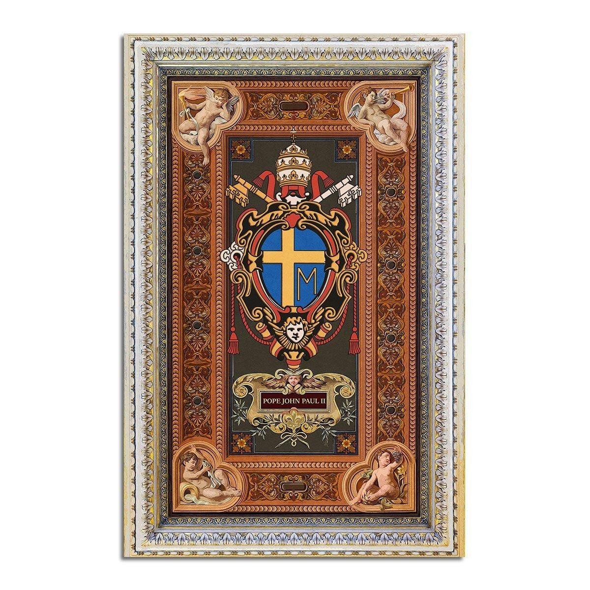 Pope John Paul II Coat of Arms Rug - DucG
