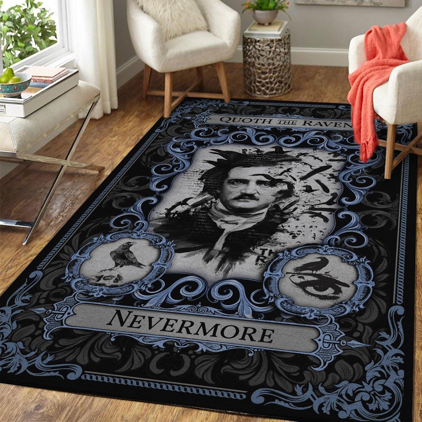 Edgar Allan Poe The Raven Rug - DucG