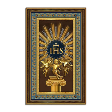 IHS Jesus Christ Christogram Rug - CustomsPig