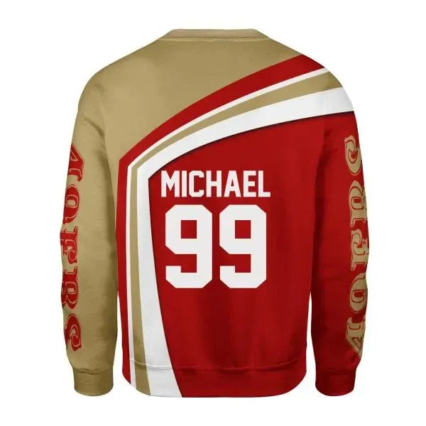HumansBold Personalized Unisex Tracksuit Hoodies San Francisco 49ers Football Team 3D Apparel
