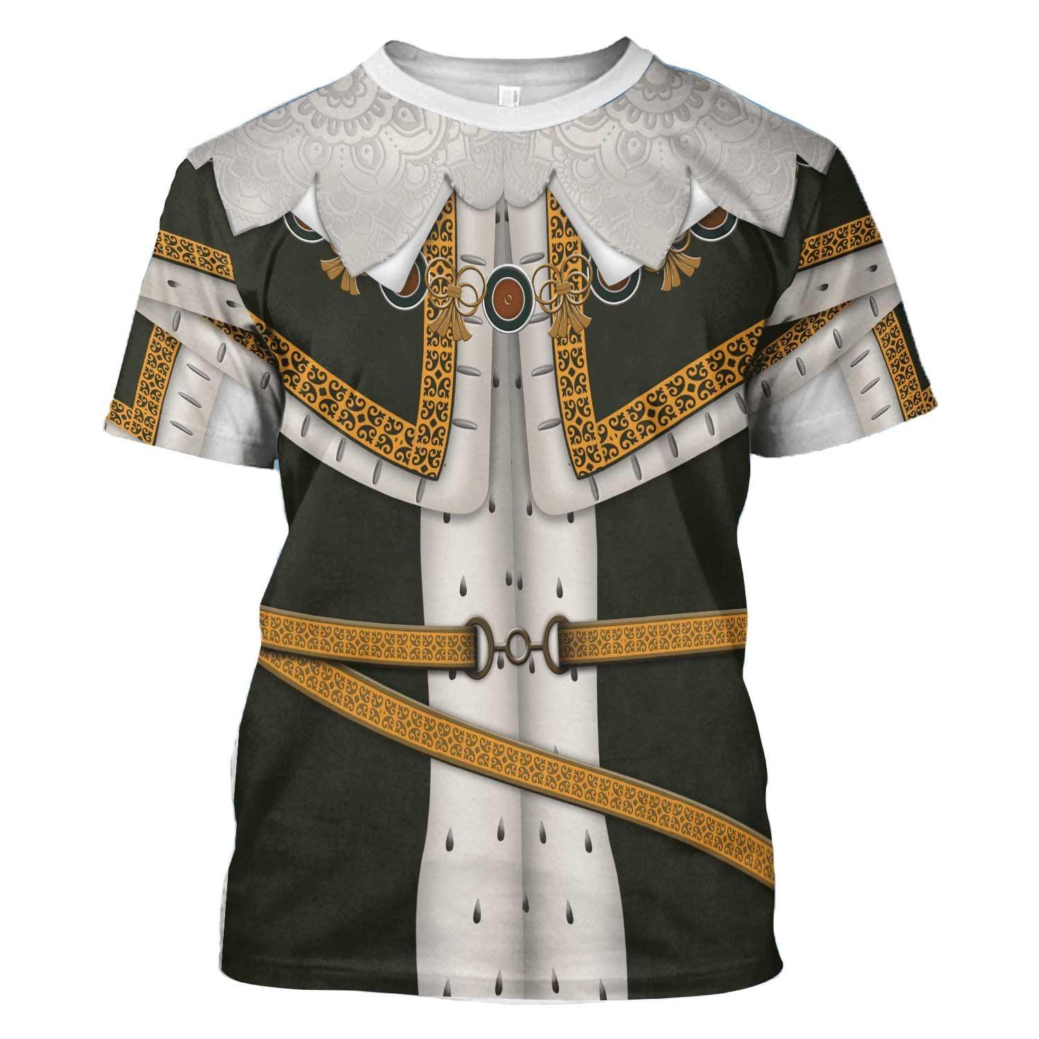 Gearhomie Charles I of England Costume Hoodie Sweatshirt T-Shirt Tracksuit - Gearhomie.com