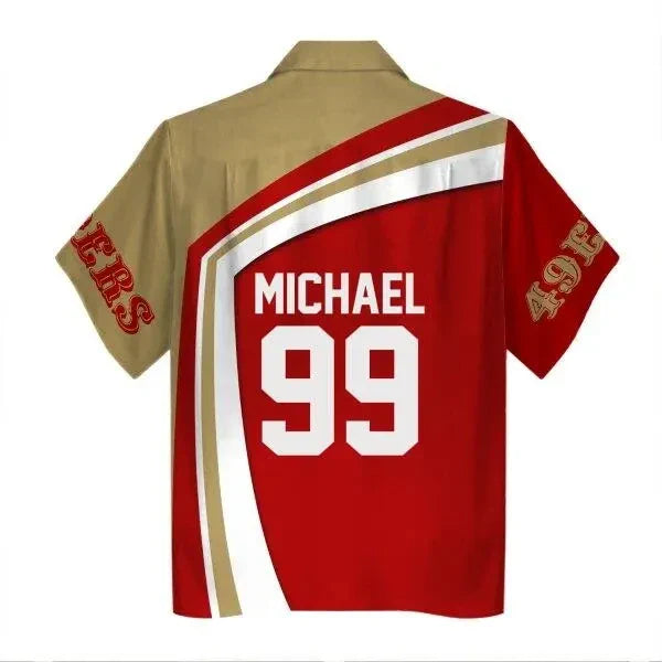 HumansBold Personalized Unisex Hawaiian Shirt San Francisco 49ers Football Team 3D Apparel