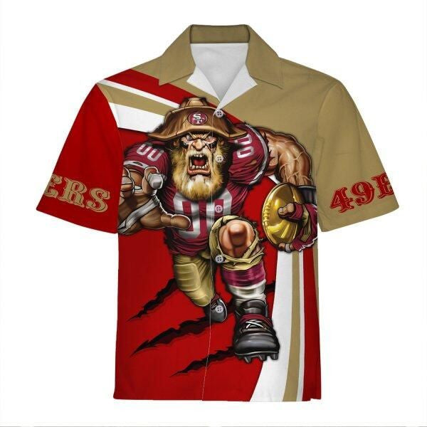HumansBold Personalized Unisex Hawaiian Shirt San Francisco 49ers Football Team 3D Apparel