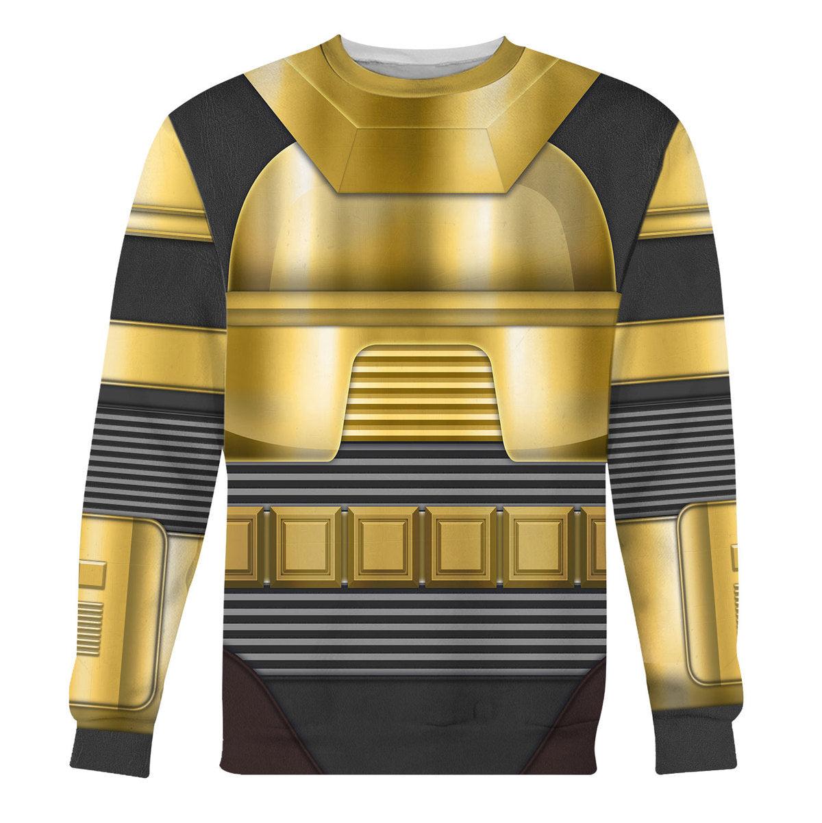 1978 Cylon Gold Costumes on Display T-shirt Hoodie Sweatpants Apparel - CustomsPig.com