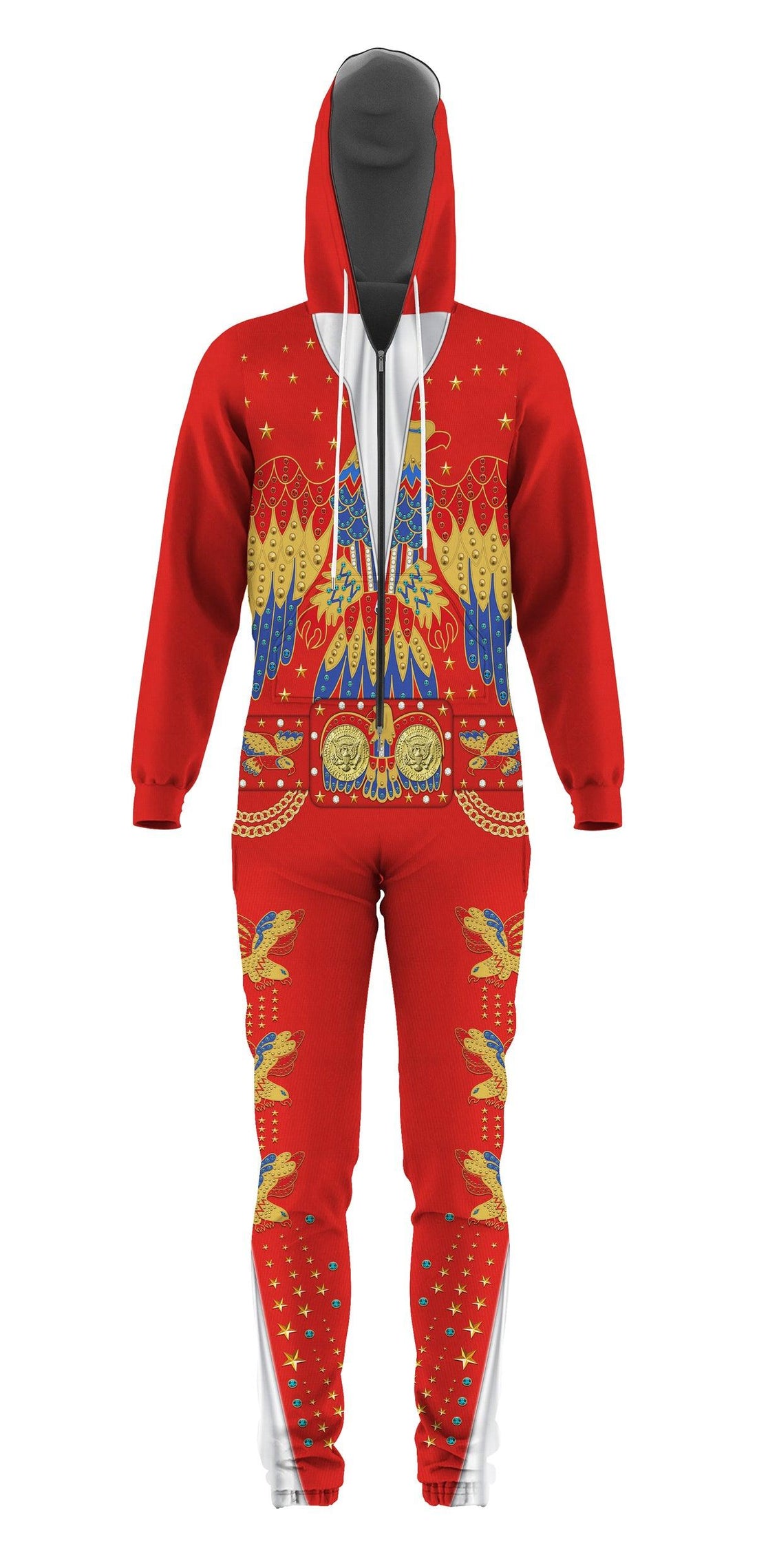 CustomsPig Elvis EAGLE Red jumpsuit Costume - CustomsPig.com