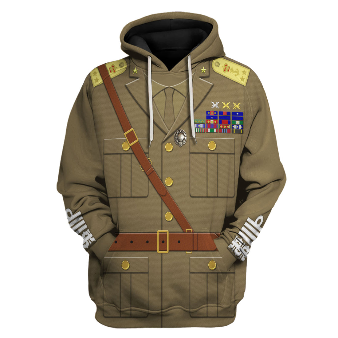 CustomsPig Rodolfo Graziani, 1st Marquis of Neghelli| Former Governor of Italian Somaliland Costume Hoodie Sweatshirt T-Shirt Tracksuit