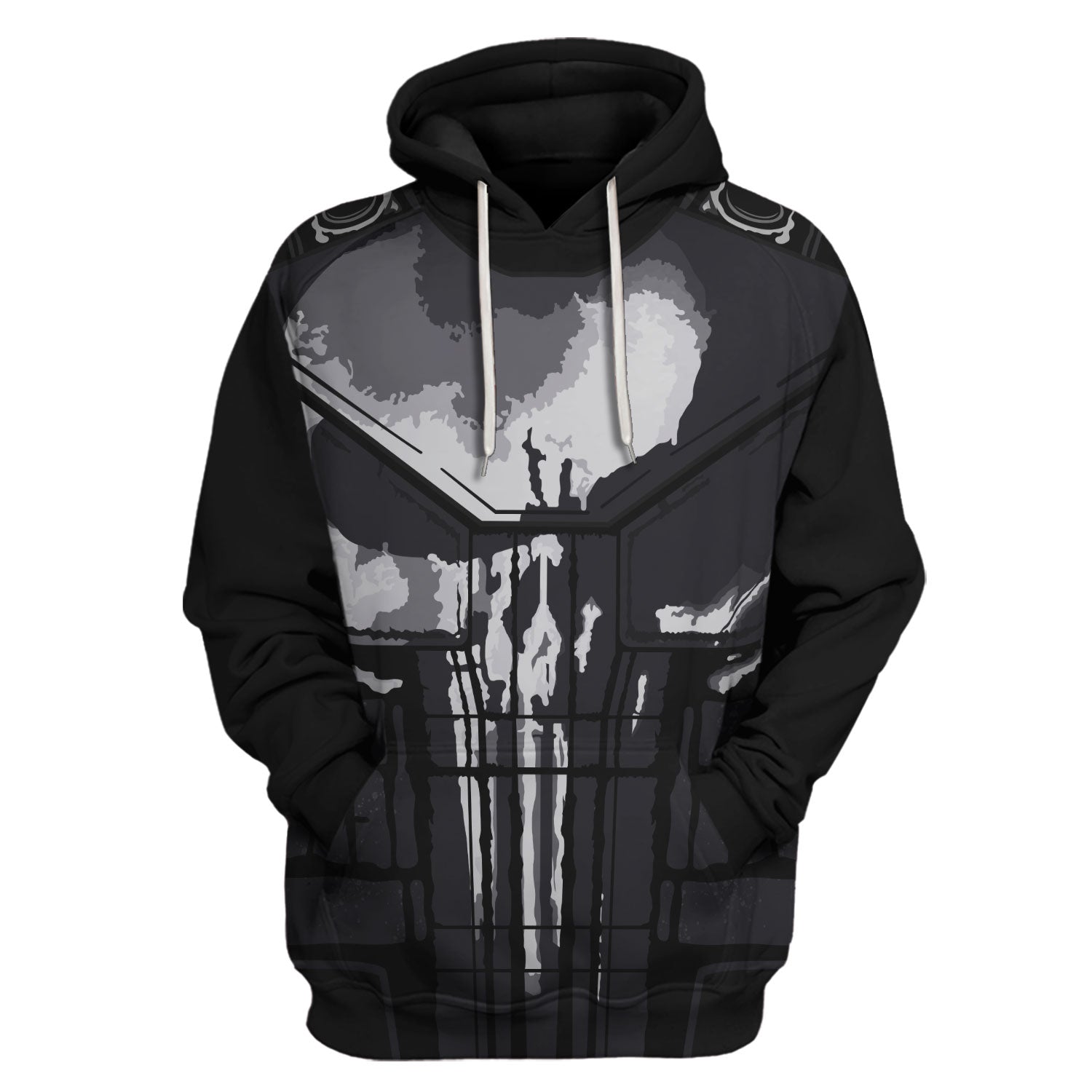 HumansBold The Punisher Costume Hoodie Sweatshirt T-Shirt Sweatpants