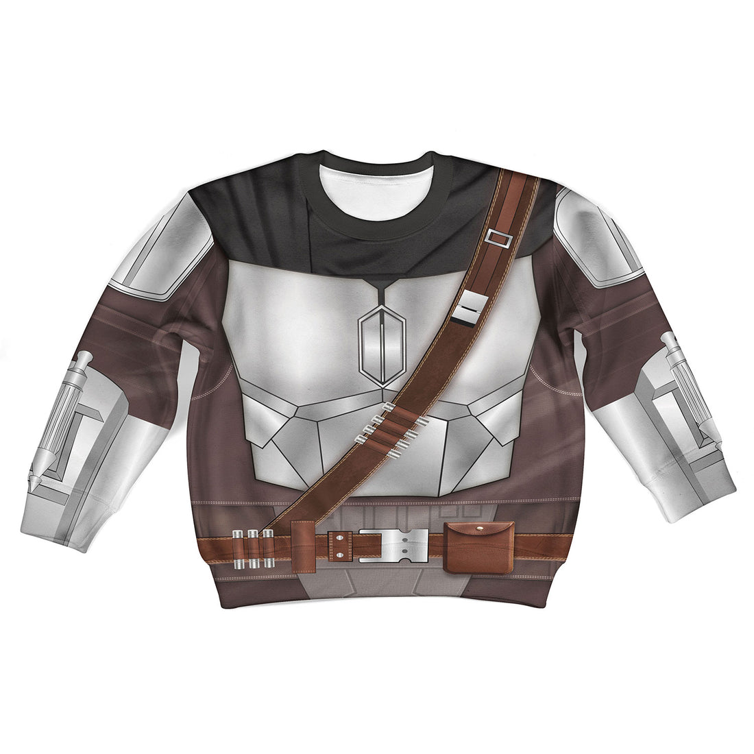 Beskar Mandalorian Costume Cosplay Kid Hoodie Sweatshirt T-Shirt