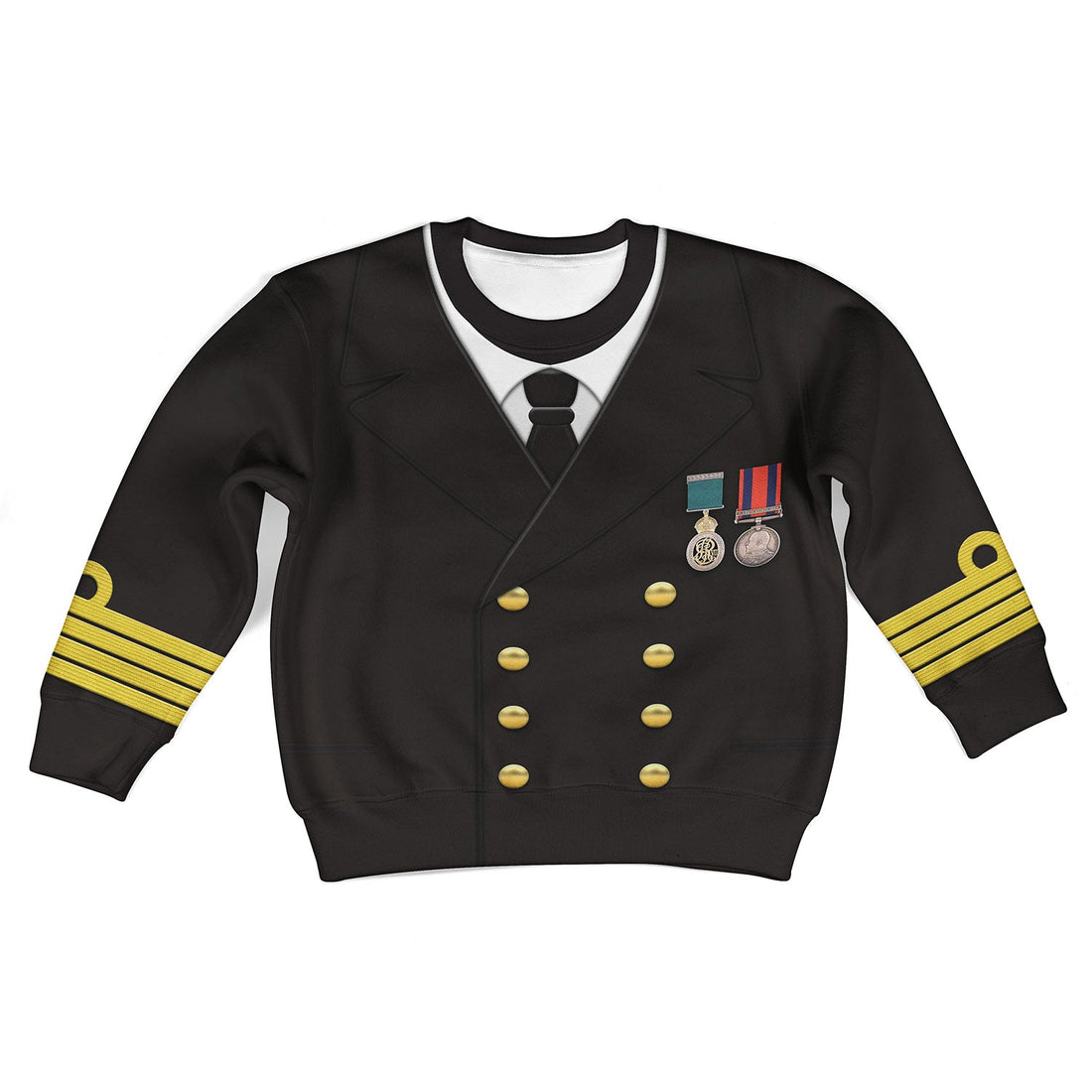 Titanic Captain Kid Outfits Costume Hoodie Sweatshirt T-Shirt Sweatpants Tracksuit