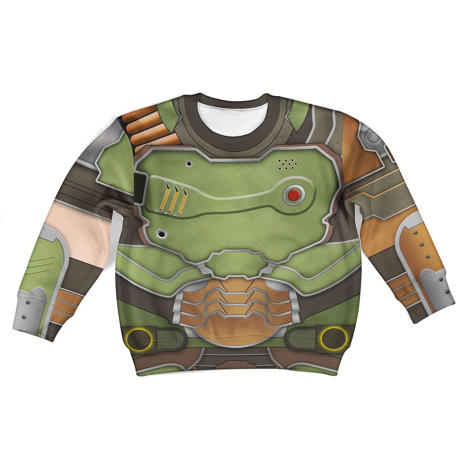 Doom slayer Costume Cosplay Kid Hoodie Sweatshirt T-Shirt