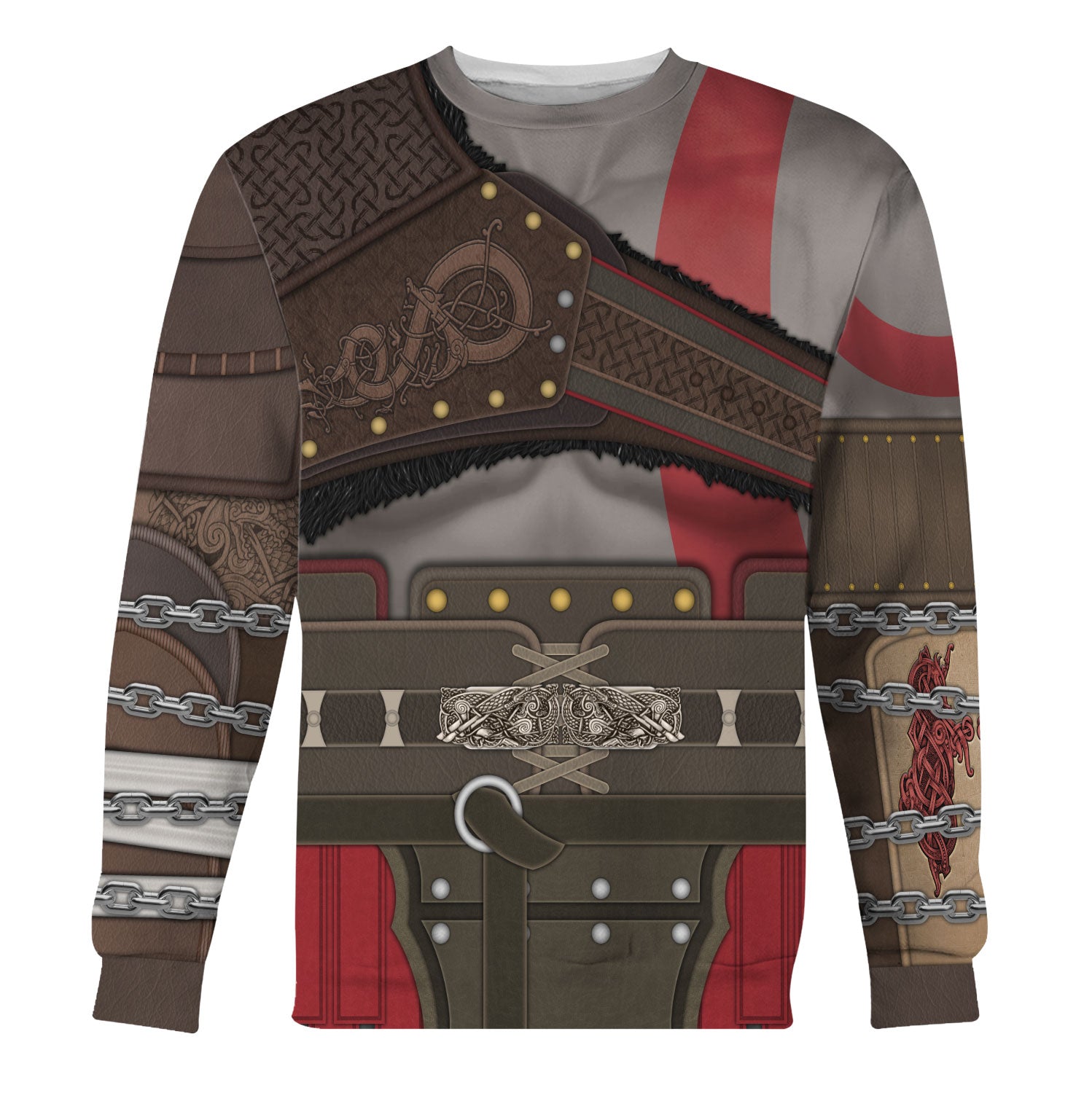 Customspig Kratos God Of War Ver 2 Costume Hoodie Sweatshirt T-Shirt