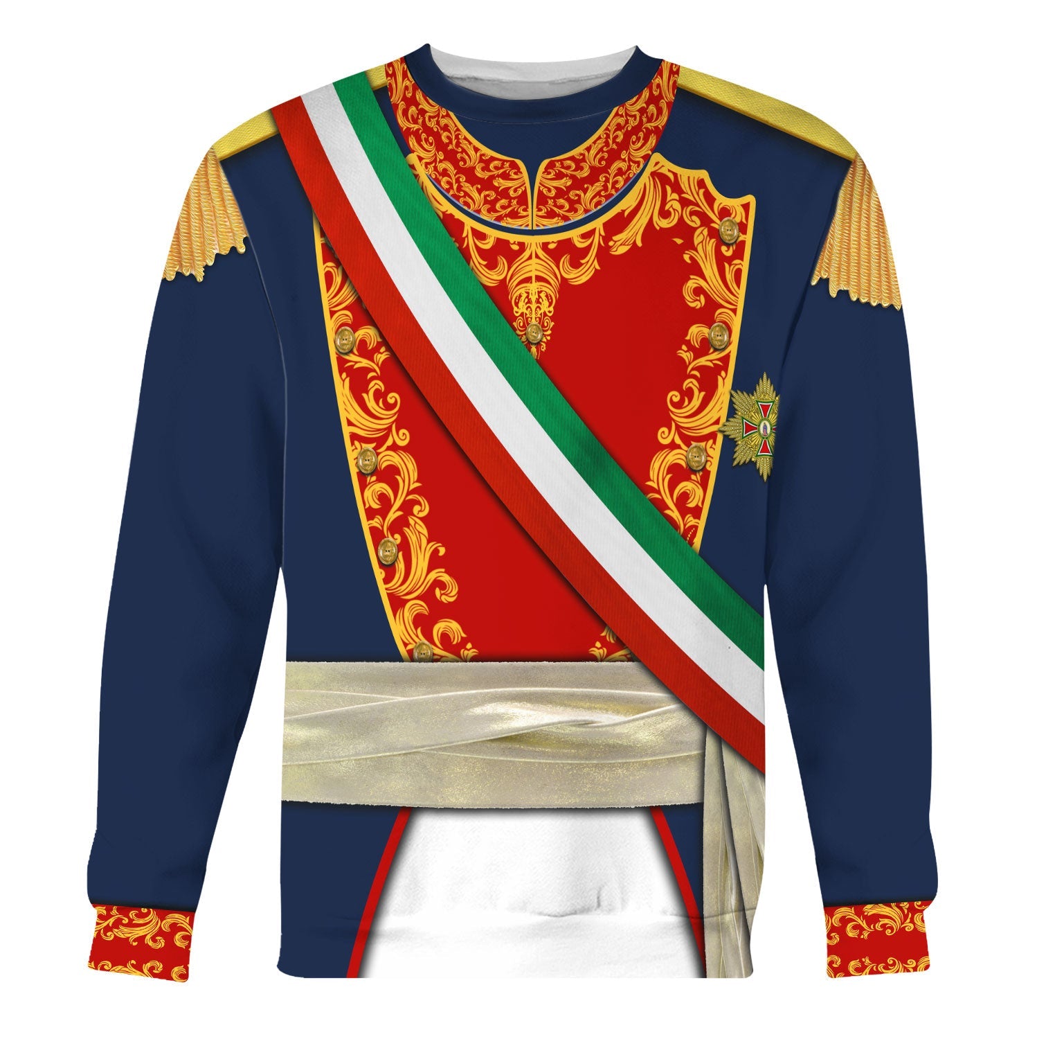 HumansBold Agustin’s De Iturbide Costume Hoodie Sweatshirt T-Shirt Tracksuit