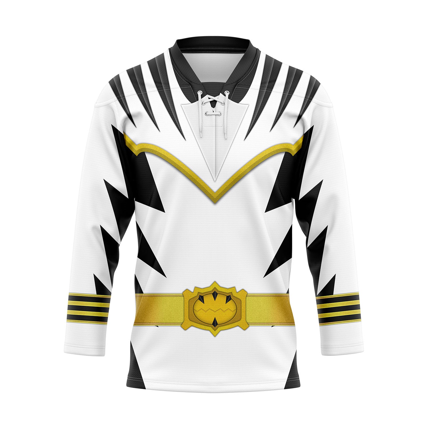 HumansBold White Dino Thunder Hockey Jersey Sweatpants