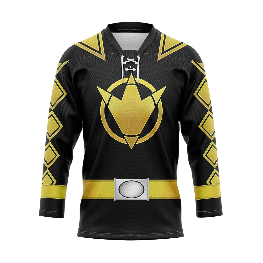 HumansBold Black Dino Thunder Hockey Jersey Sweatpants