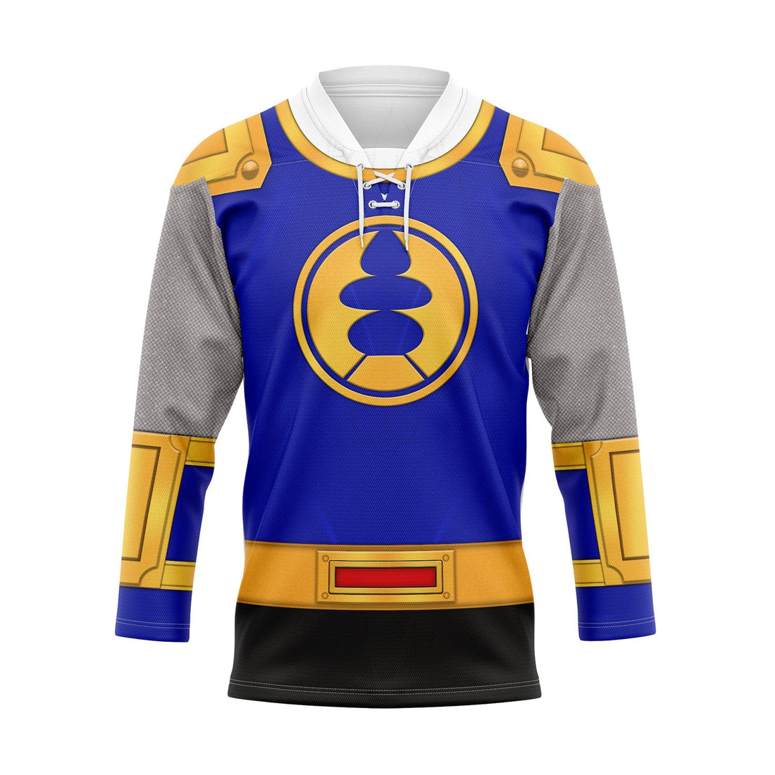 HumansBold Navy Ranger Power Rangers Ninja Storm Hockey Jersey Sweatpants