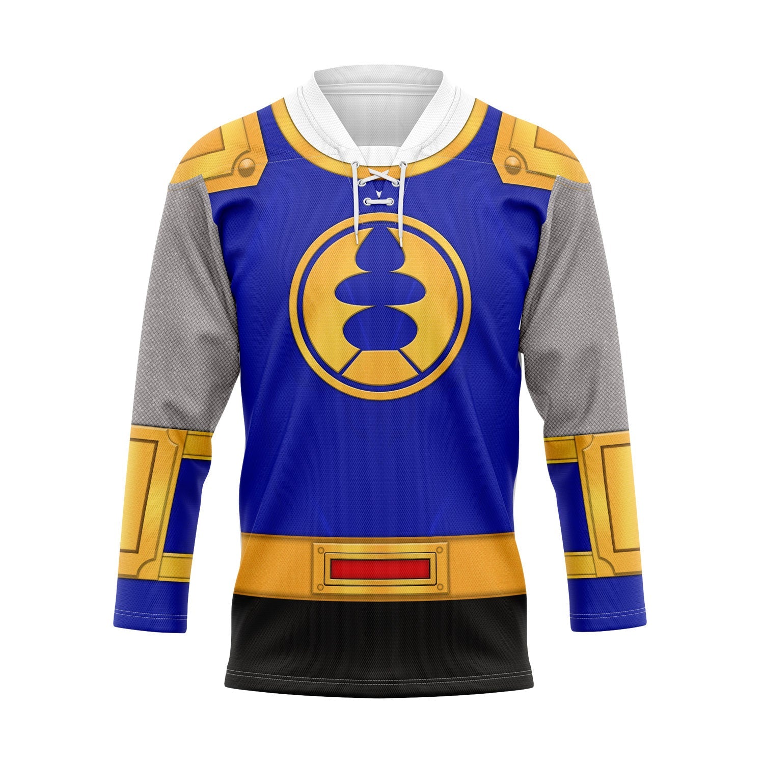 HumansBold Navy Ranger Power Rangers Ninja Storm Hockey Jersey Sweatpants