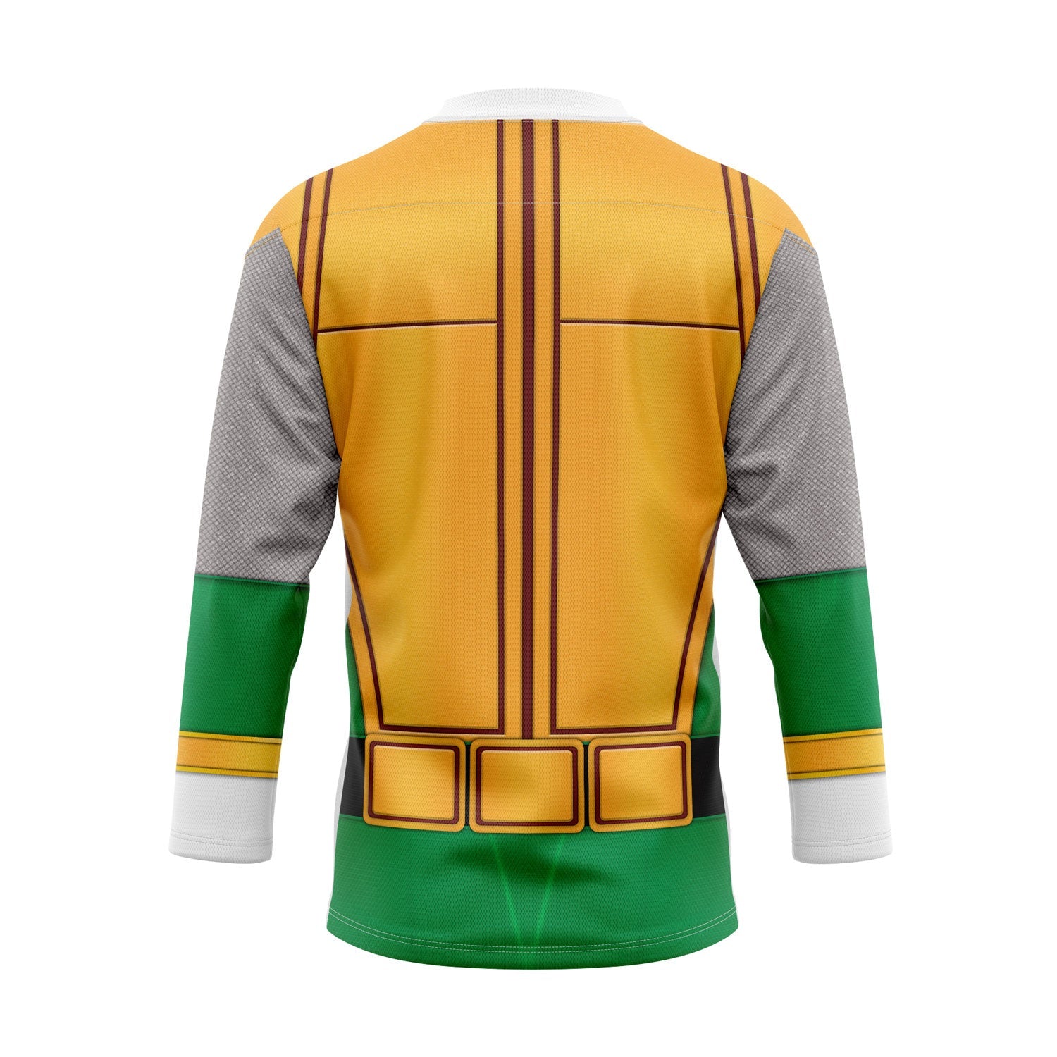 HumansBold Green Samurai Power Rangers Ninja Storm Hockey Jersey Sweatpants