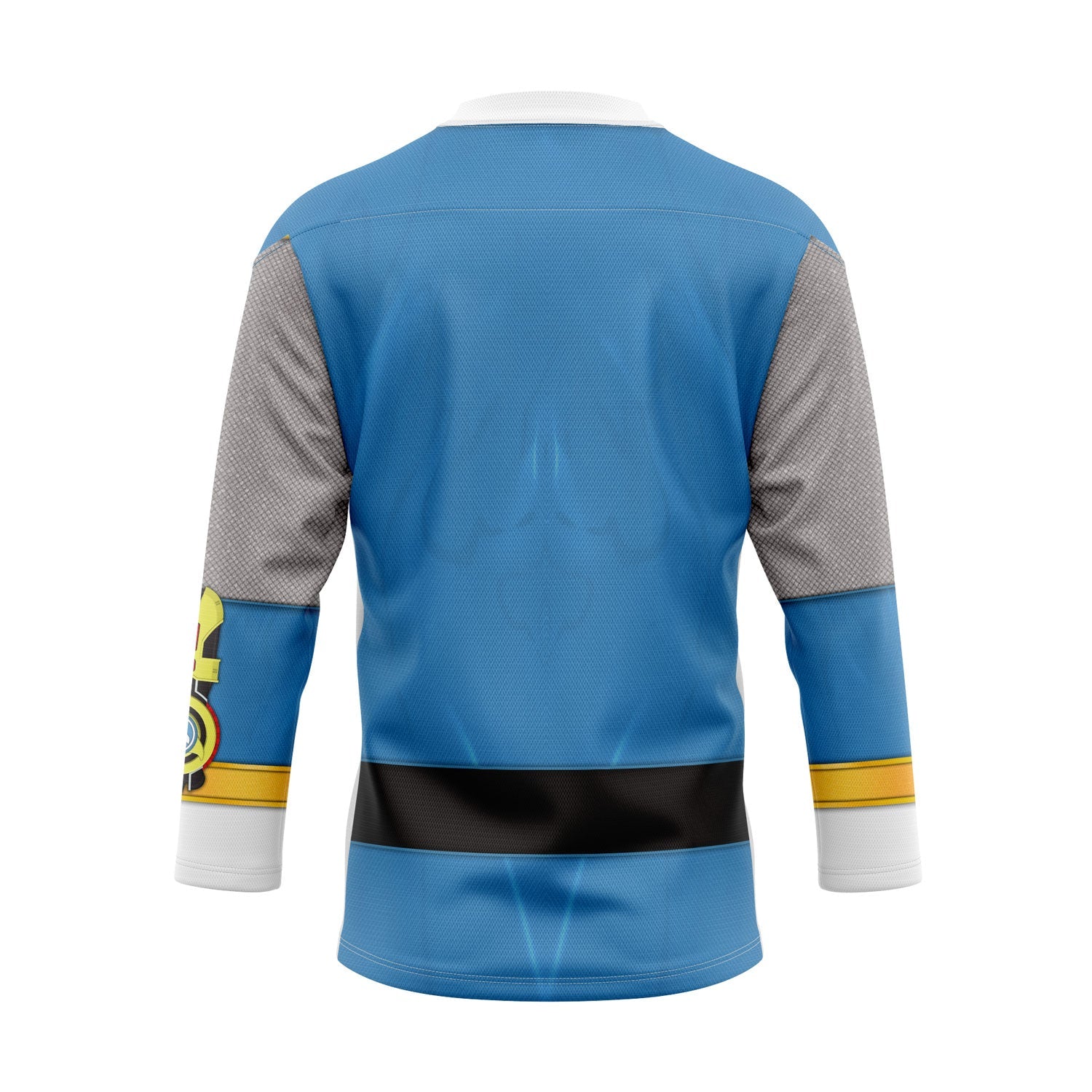 HumansBold Blue Samurai Power Rangers Ninja Storm Hockey Jersey Sweatpants