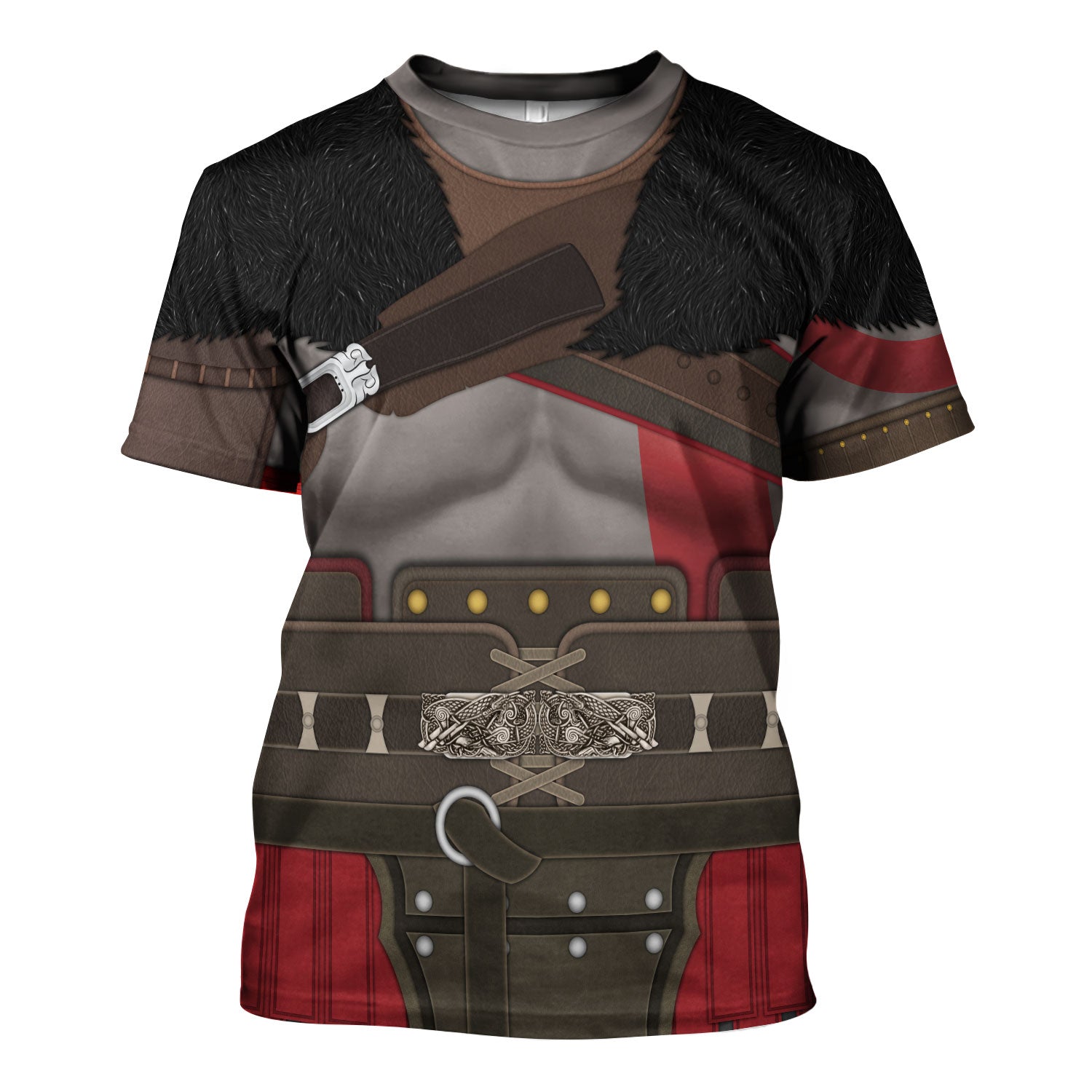 Customspig Kratos God Of War Costume Hoodie Sweatshirt T-Shirt