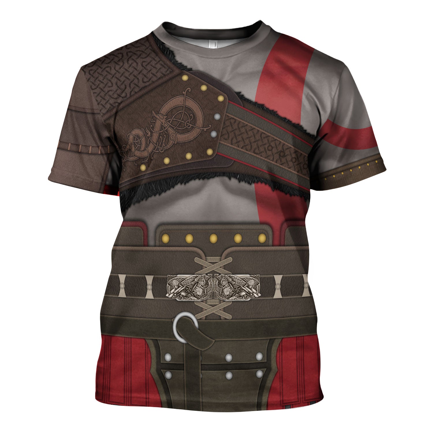 Customspig Kratos God Of War Ver 2 Costume Hoodie Sweatshirt T-Shirt