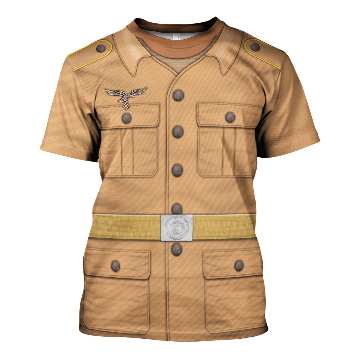 HumansBold Luftwaffe Tropical Uniform- Private- Basic Uniform Costume Hoodie Sweatshirt T-Shirt Tracksuit