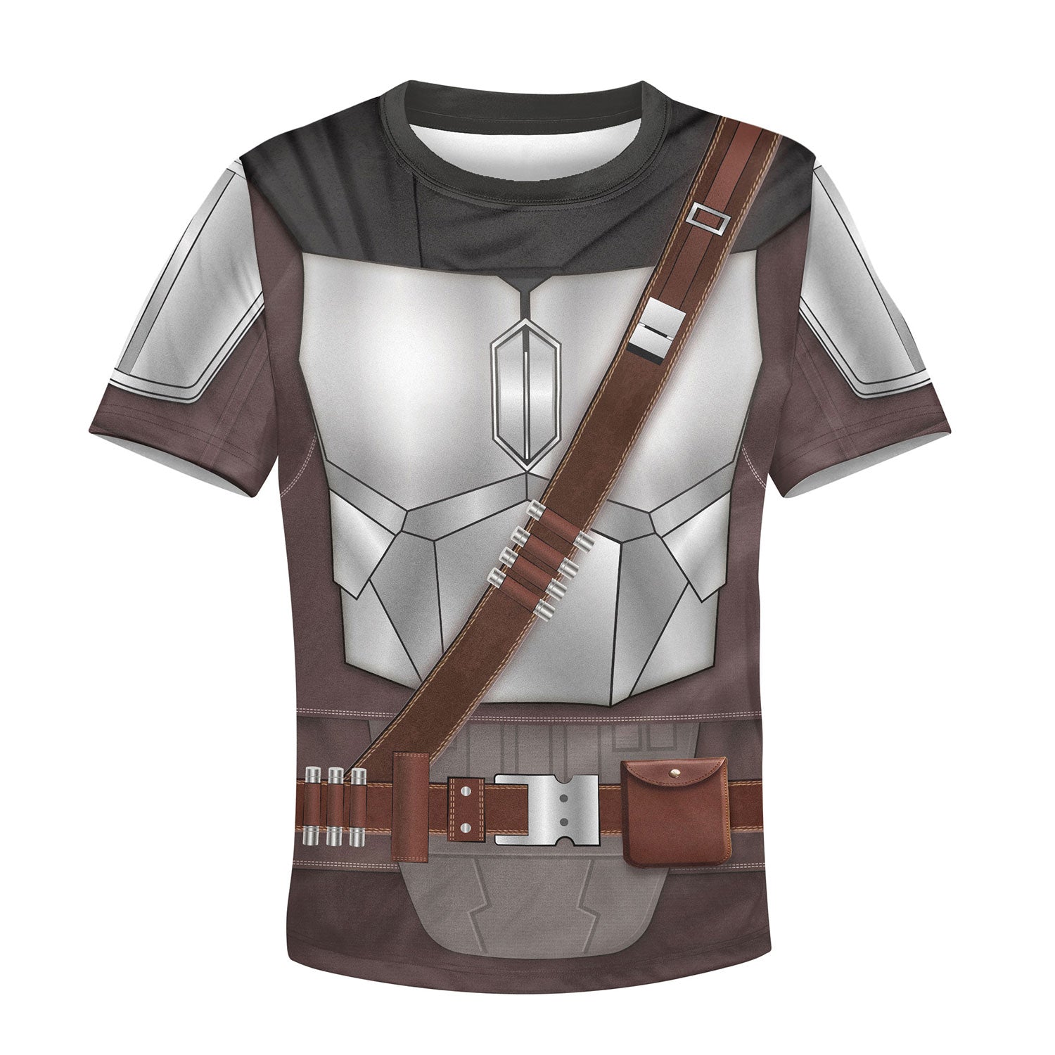Beskar Mandalorian Costume Cosplay Kid Hoodie Sweatshirt T-Shirt
