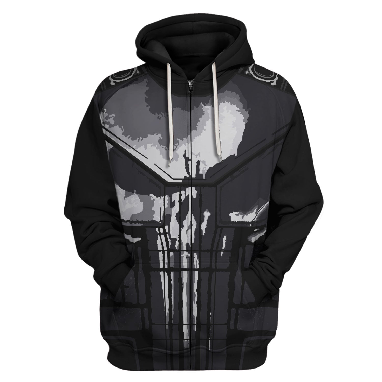 HumansBold The Punisher Costume Hoodie Sweatshirt T-Shirt Sweatpants
