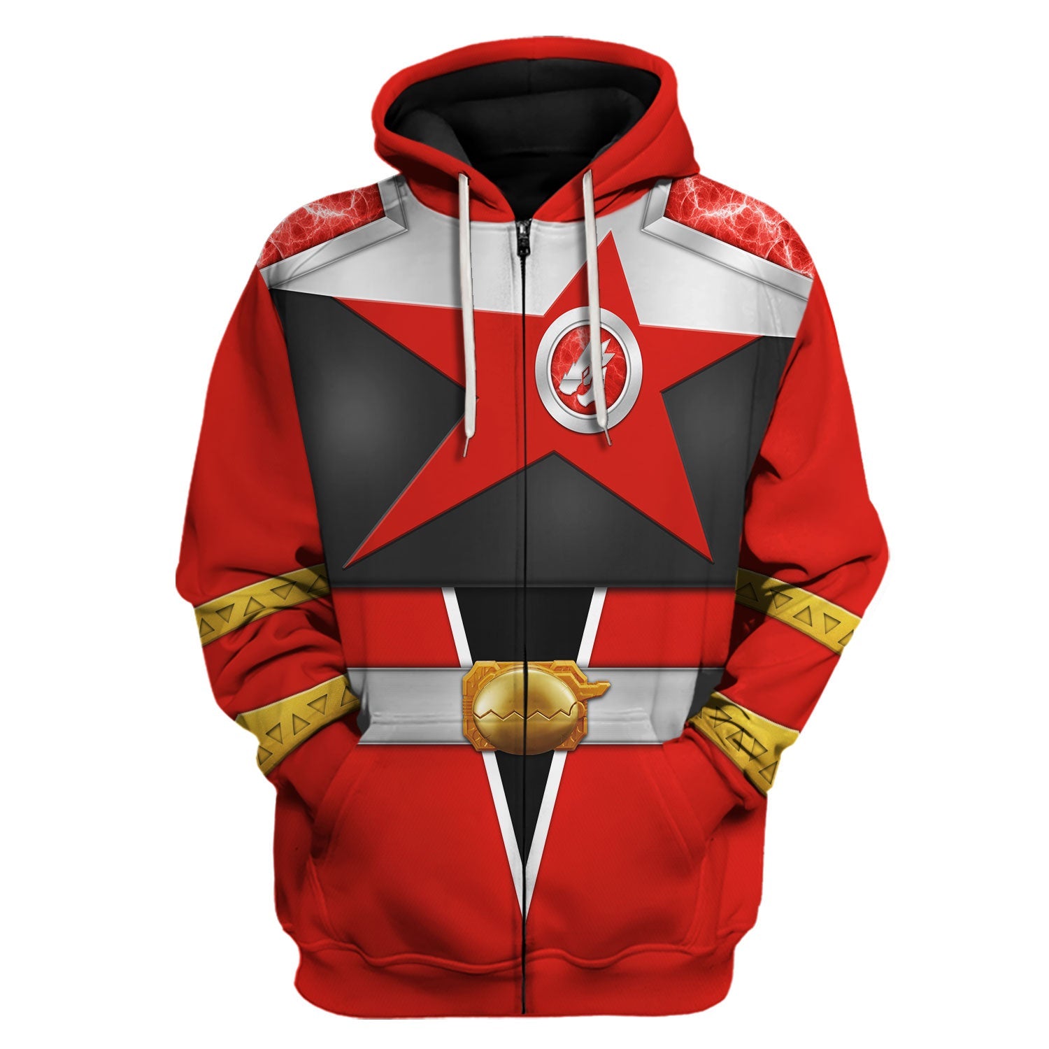 HumansBold Ankylo Fury Red Ranger Super Cosmic Mode Hoodies Sweatshirt T-shirt ZipHoodies Sweatpants