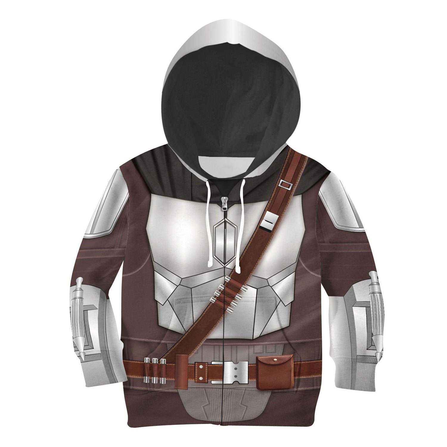 Beskar Mandalorian Costume Cosplay Kid Hoodie Sweatshirt T-Shirt