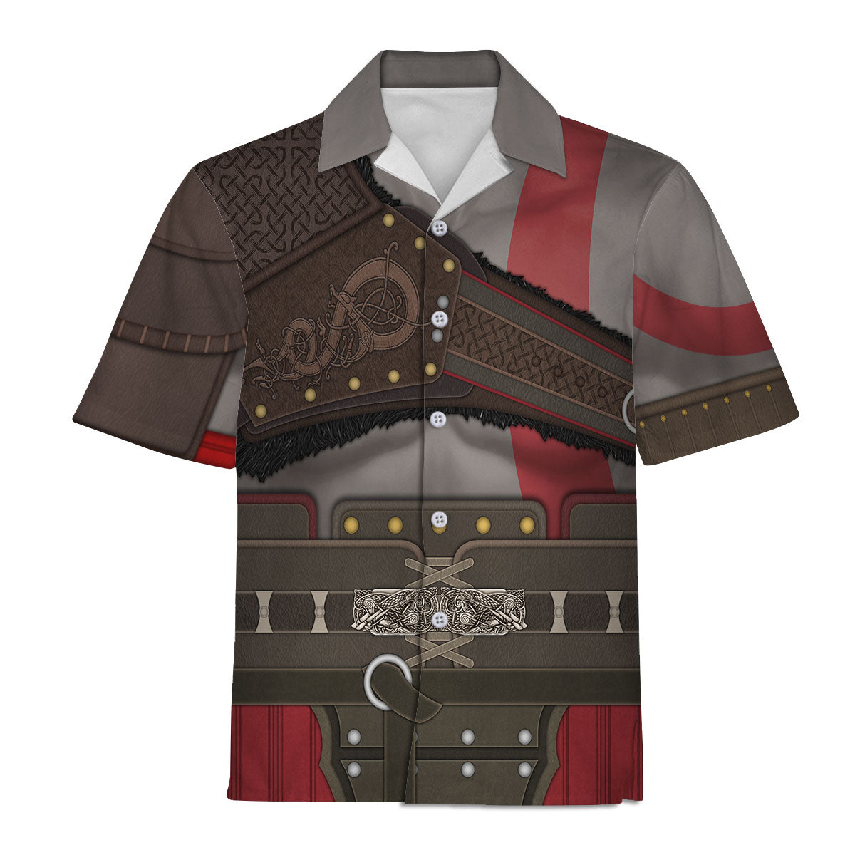 Customspig Kratos God Of War Ver 2 Costume Hoodie Sweatshirt T-Shirt