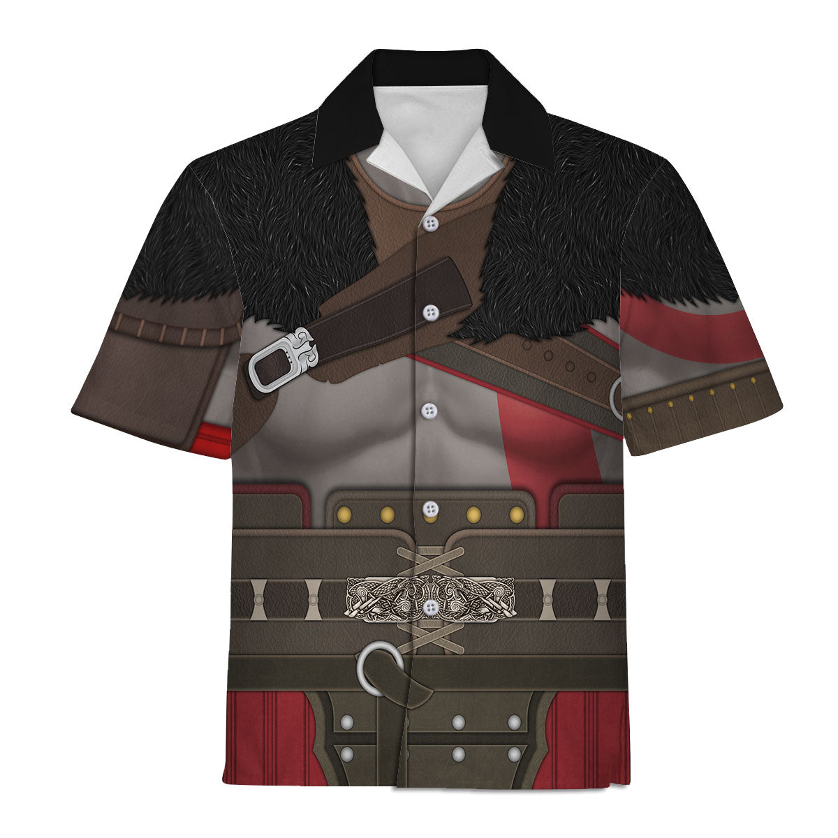 Customspig Kratos God Of War Costume Hoodie Sweatshirt T-Shirt