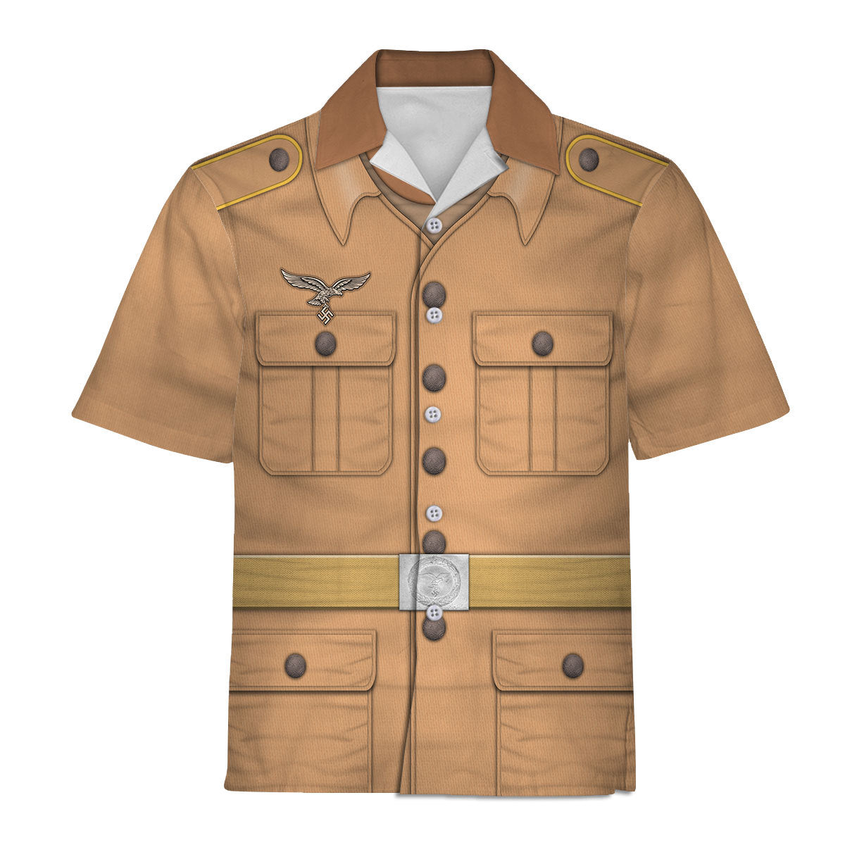 HumansBold Luftwaffe Tropical Uniform- Private- Basic Uniform Costume Hoodie Sweatshirt T-Shirt Tracksuit