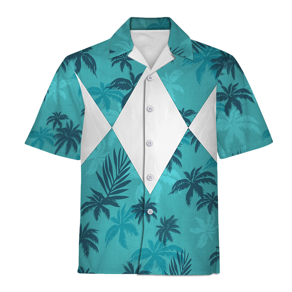 Tommy Vercetti x Mighty Morphin Power Rangers Hawaiian Shirt Beach Shorts