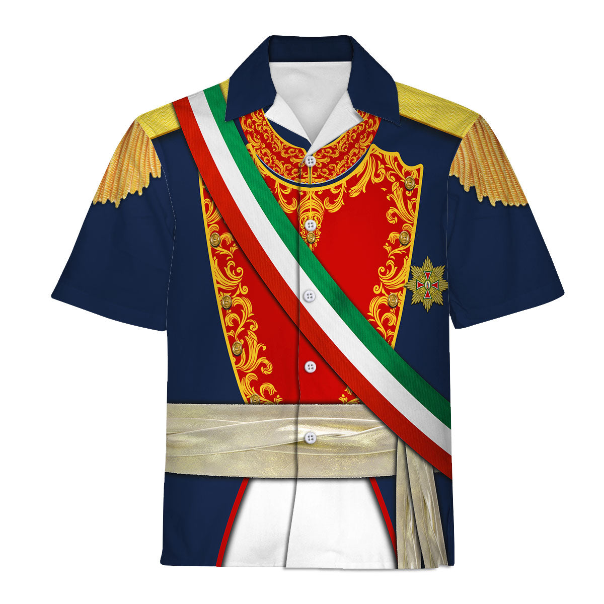 HumansBold Agustin’s De Iturbide Costume Hoodie Sweatshirt T-Shirt Tracksuit