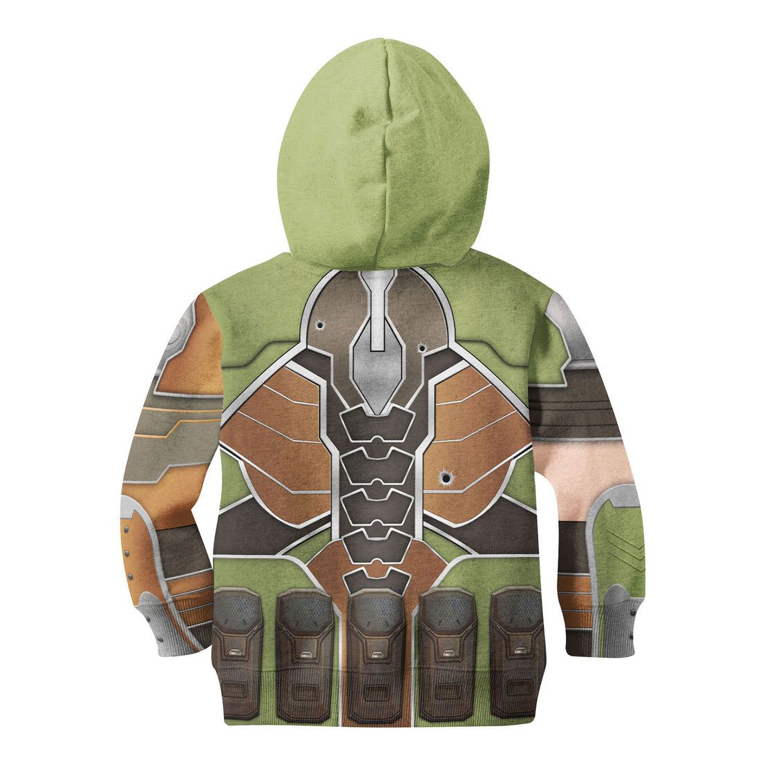 Doom slayer Costume Cosplay Kid Hoodie Sweatshirt T-Shirt