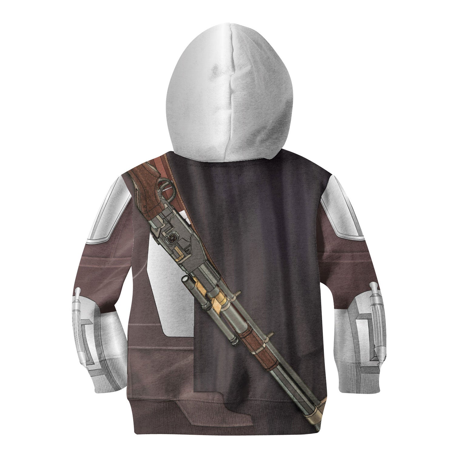 Beskar Mandalorian Costume Cosplay Kid Hoodie Sweatshirt T-Shirt