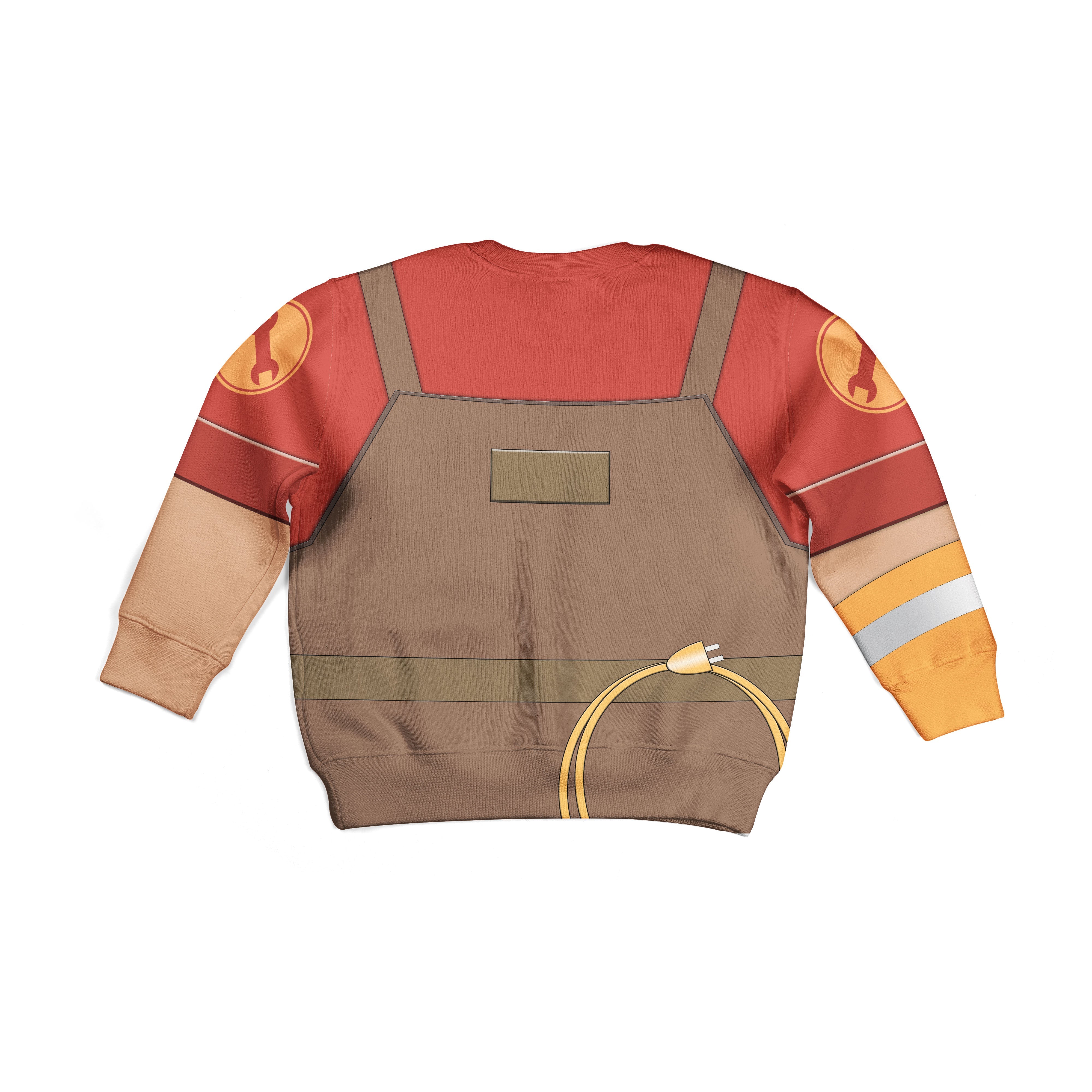 Engineer TF2 Kid Outfits Costume Hoodie Sweatshirt T-Shirt Sweatpants Tracksuit