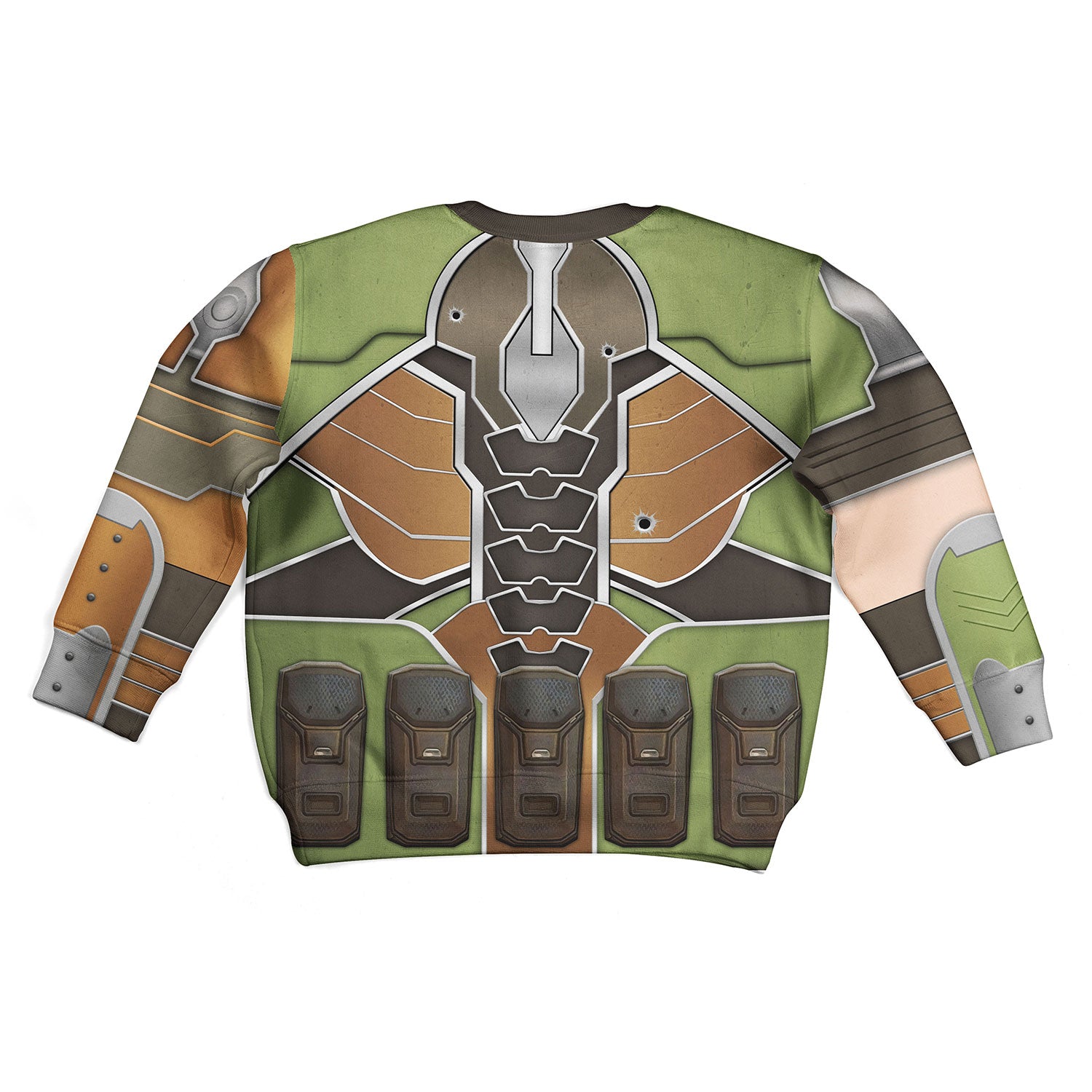 Doom slayer Costume Cosplay Kid Hoodie Sweatshirt T-Shirt