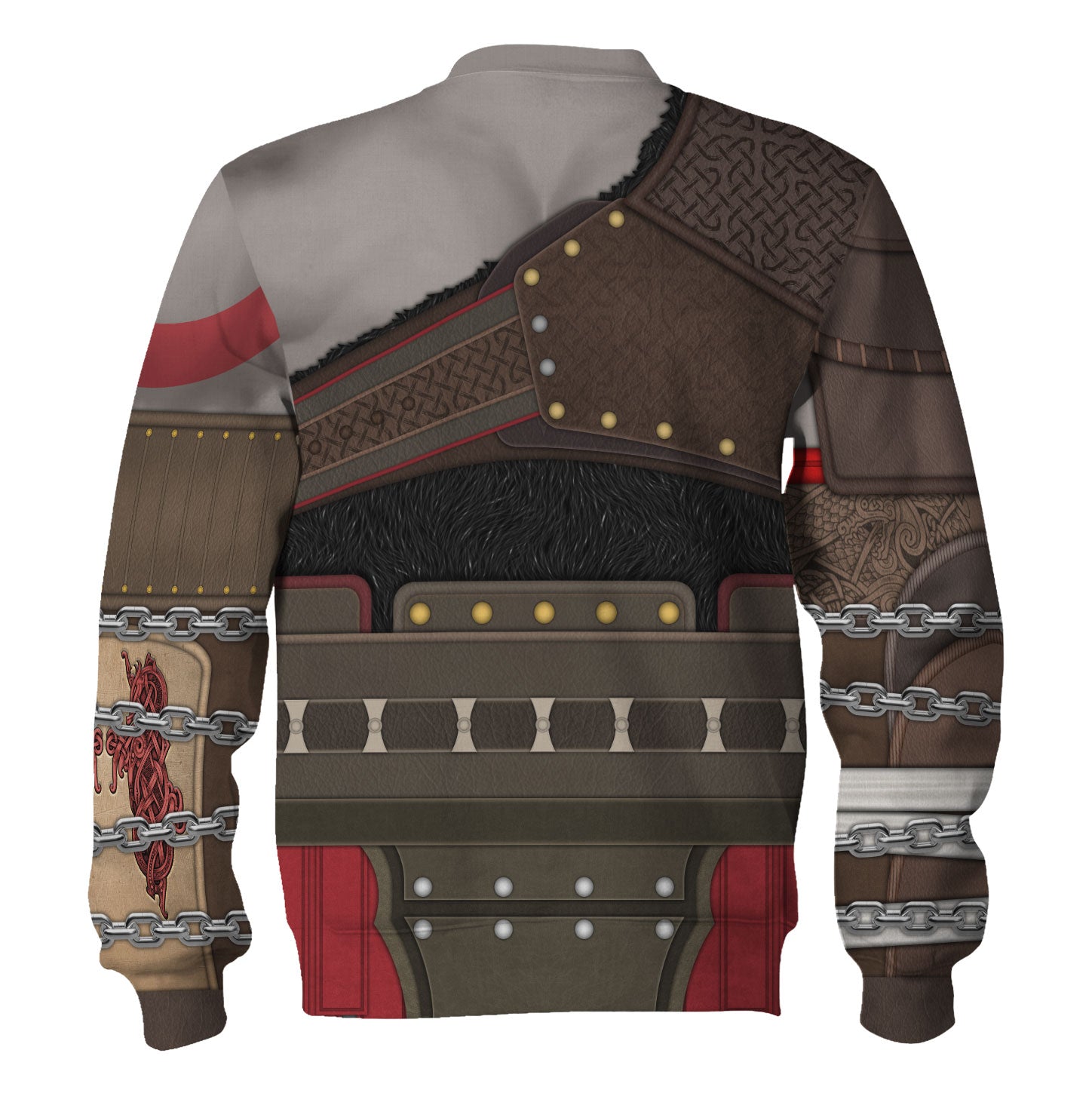Customspig Kratos God Of War Ver 2 Costume Hoodie Sweatshirt T-Shirt