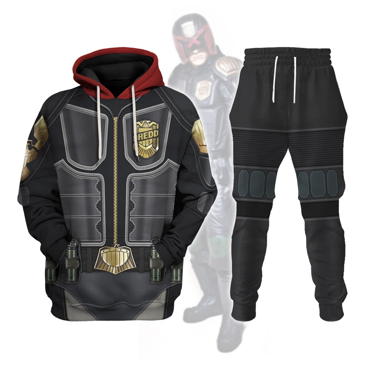 judge dredd T-shirt Hoodie Sweatpants Cosplay