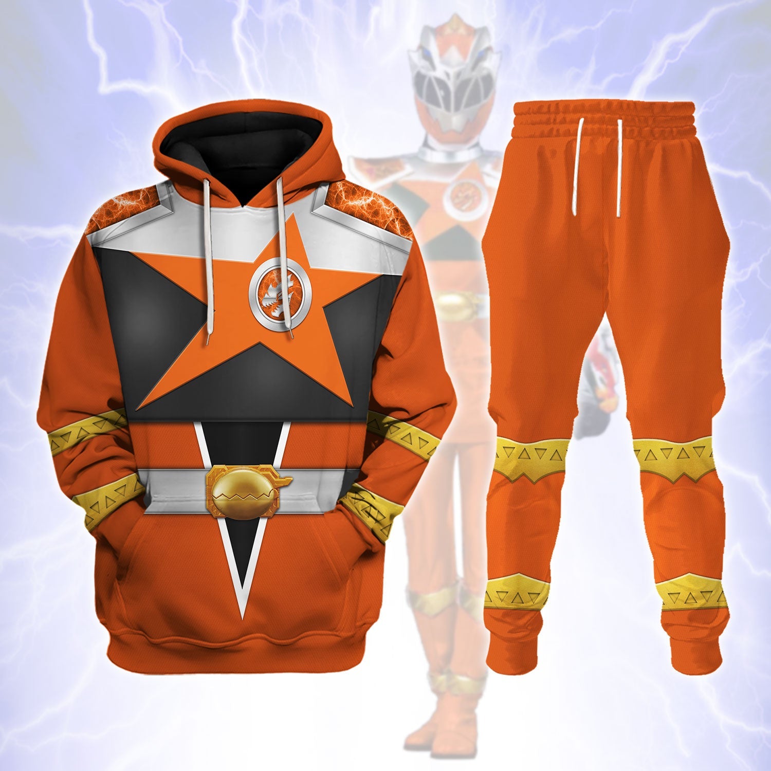 HumansBold Solan Fury Orange Ranger Super Cosmic Mode Hoodies Sweatshirt T-shirt ZipHoodies Sweatpants