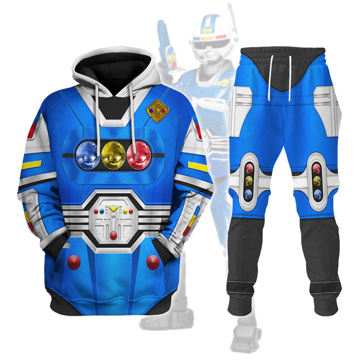CustomsPig Blue Senturion Hoodies Sweatshirt T-shirt Hawaiian Tracksuit