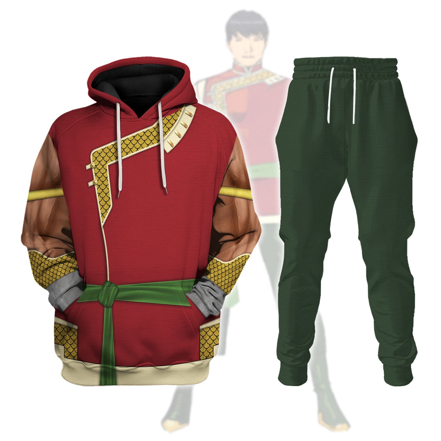HumansBold Shang Chi Sleeveless Hoodies Sweatshirt T-shirt Hawaiian Tracksuit Hockey Jersey